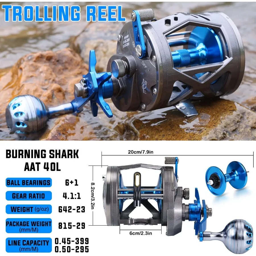 Trolling Reel Saltwater Level  - Surf Reel recension och pris