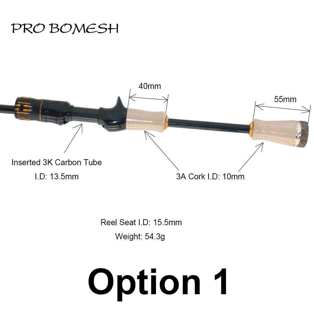 Pro Bomesh 3A Grade Cork SKTS  - Ice Fishing Reel recension och pris