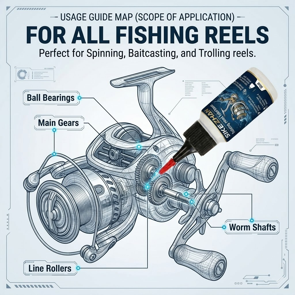 Fishing Reel Oil and Grease Lu - Reel Lubricant recension och pris