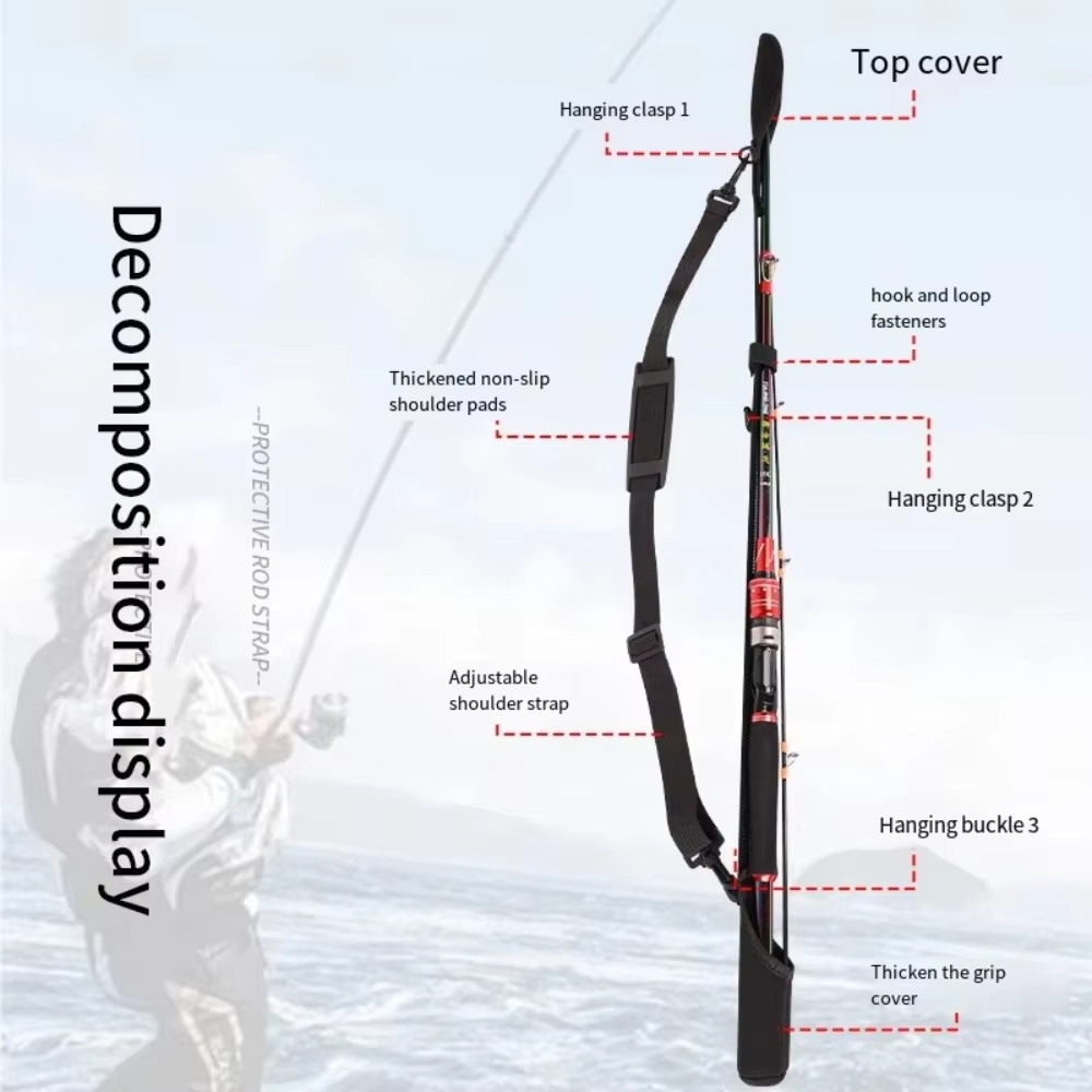  Adjustable Fishing Rod Stora - Reel Bag recension och pris