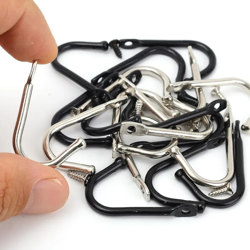 50/5Set J-shaped Metal Wall Ho - Reel Bag recension och pris