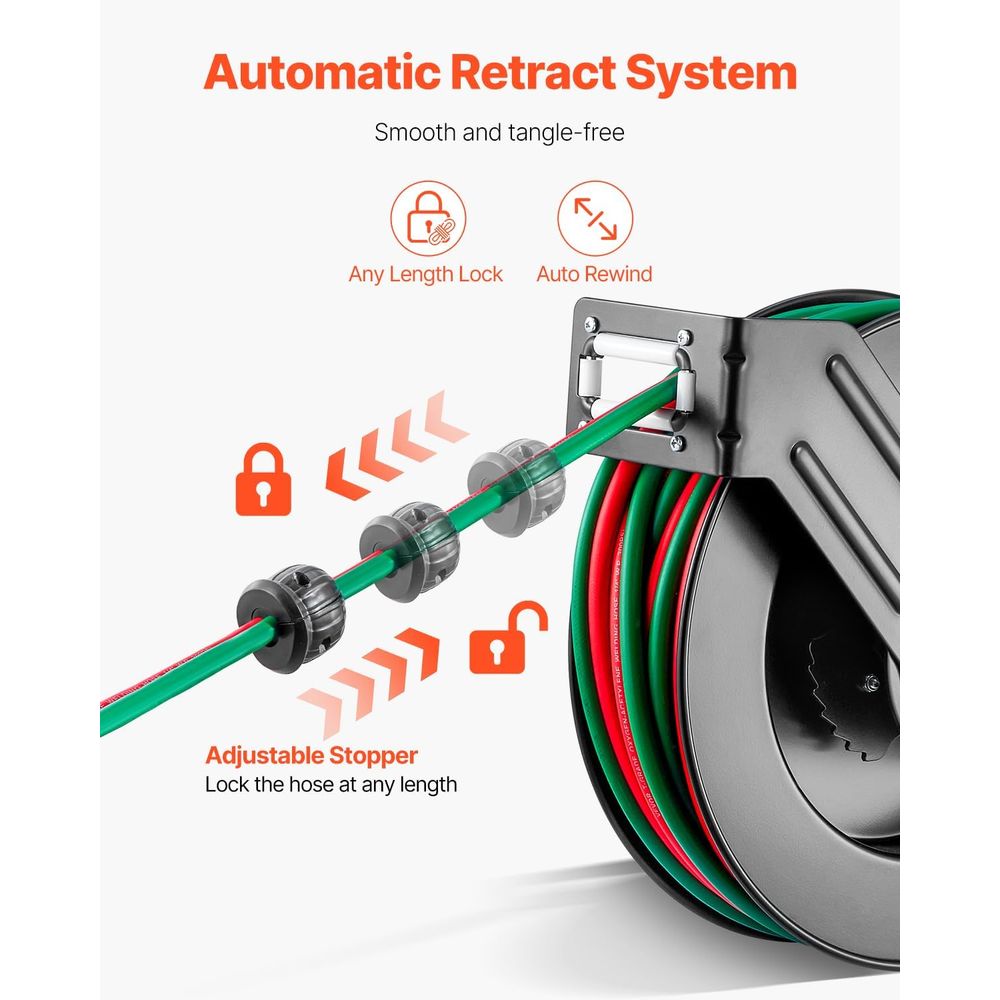 Retractable Welding Hose Reel  - Conventional Reel recension och pris