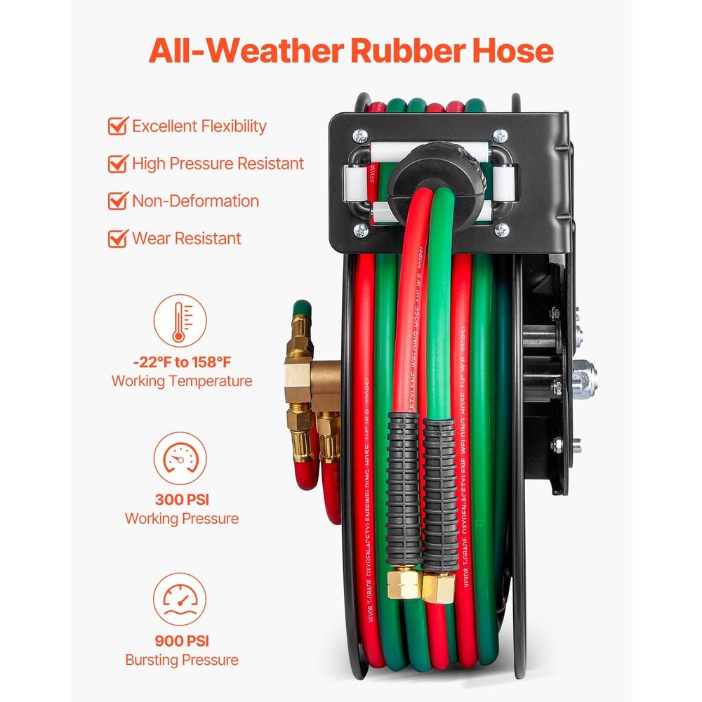 Retractable Welding Hose Reel  - Conventional Reel recension och pris