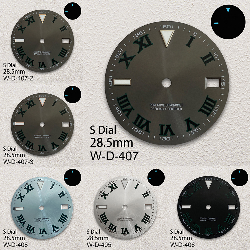 28.5mm S Logo Dial Fit NH35/NH - Reel Case recension och pris