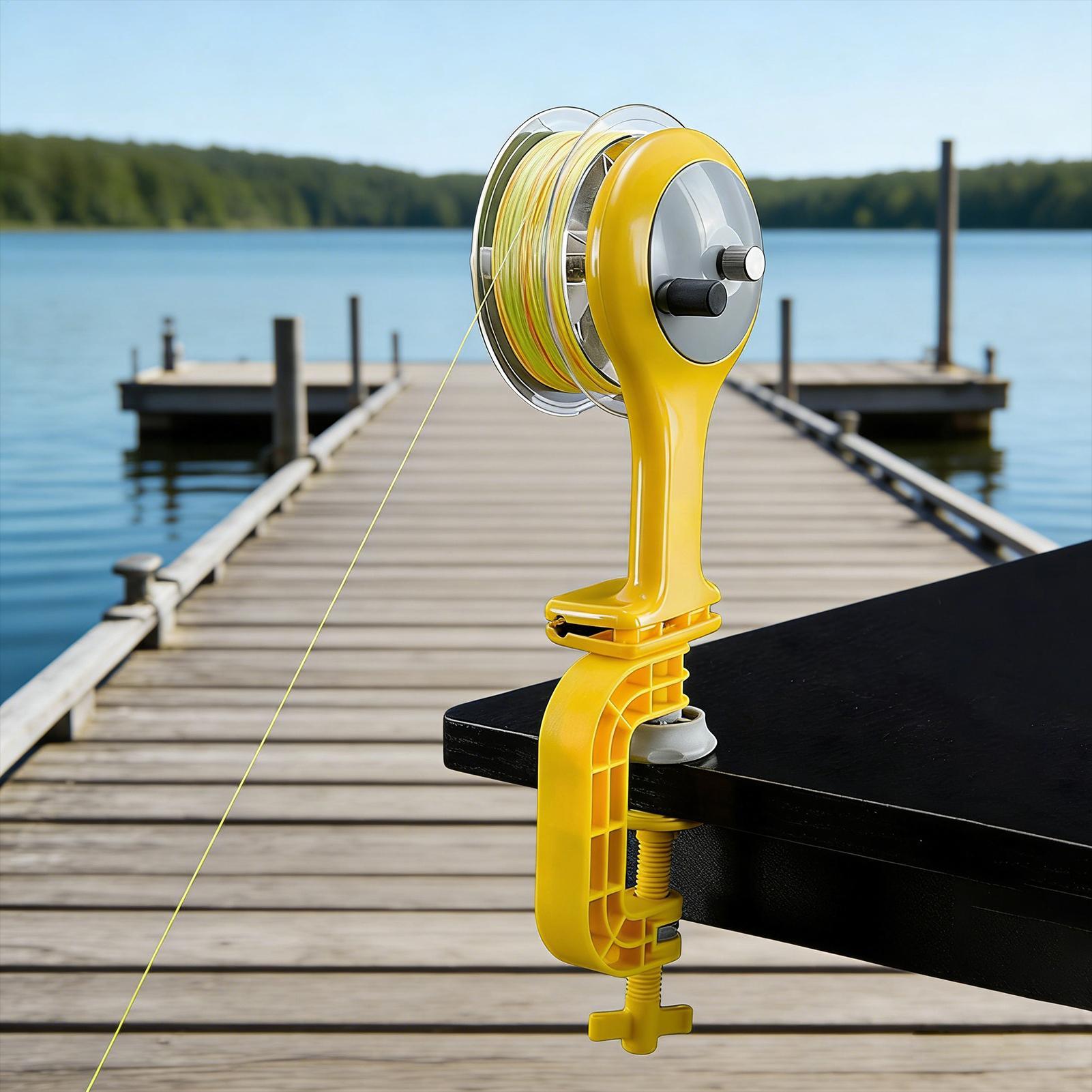 Fishing Line Spooler with Clam - Ice Fishing Reel recension och pris