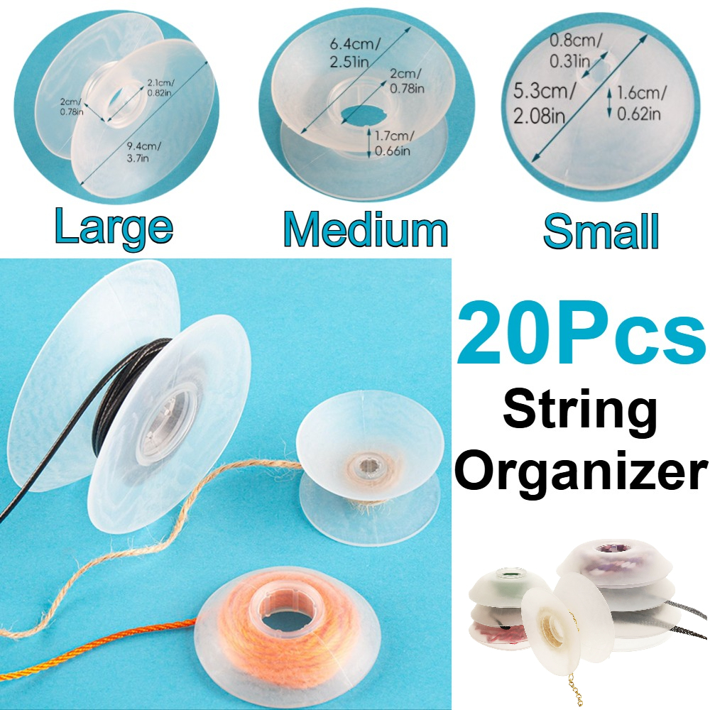 20Pcs Small/Medium/Large Threa - Reel Bag recension och pris