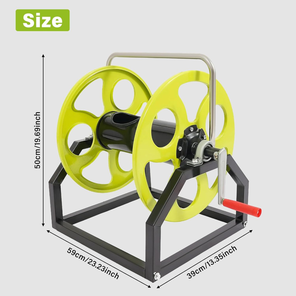 Garden Hose Reel, 360° Wall Mo - Reel Handle recension och pris