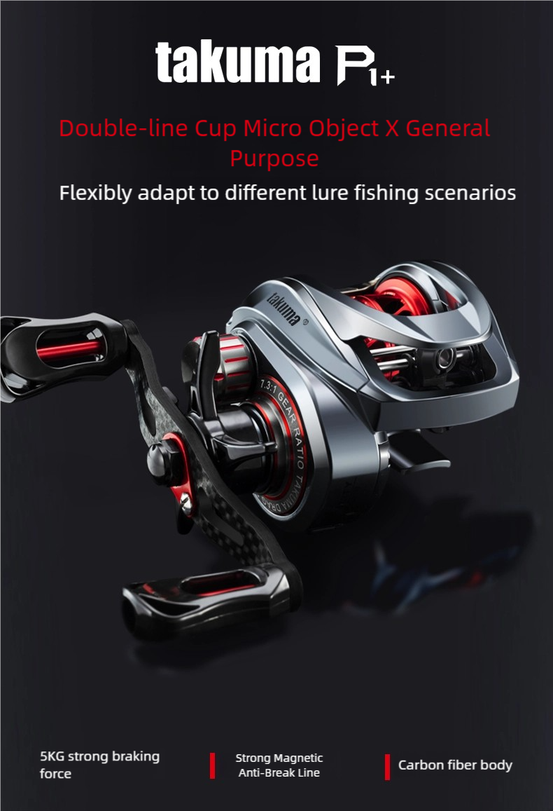 P1 Casting Reel, 7.3:1 Gear Ra - Reel Handle recension och pris