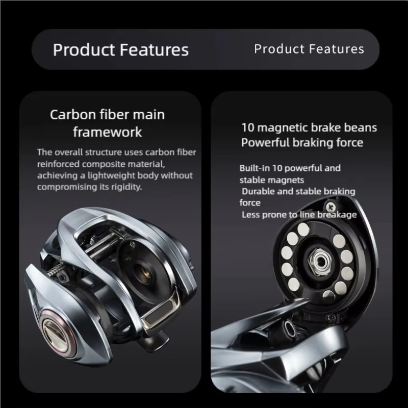 P1 Casting Reel, 7.3:1 Gear Ra - Reel Handle recension och pris