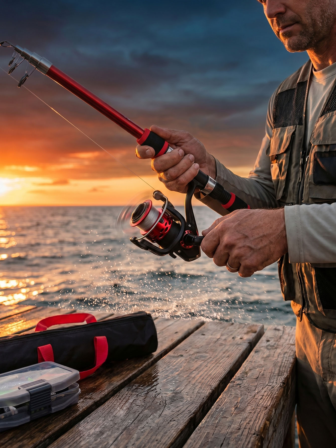 Fishing Rod Reel Combos Collap - Spincast Reel recension och pris