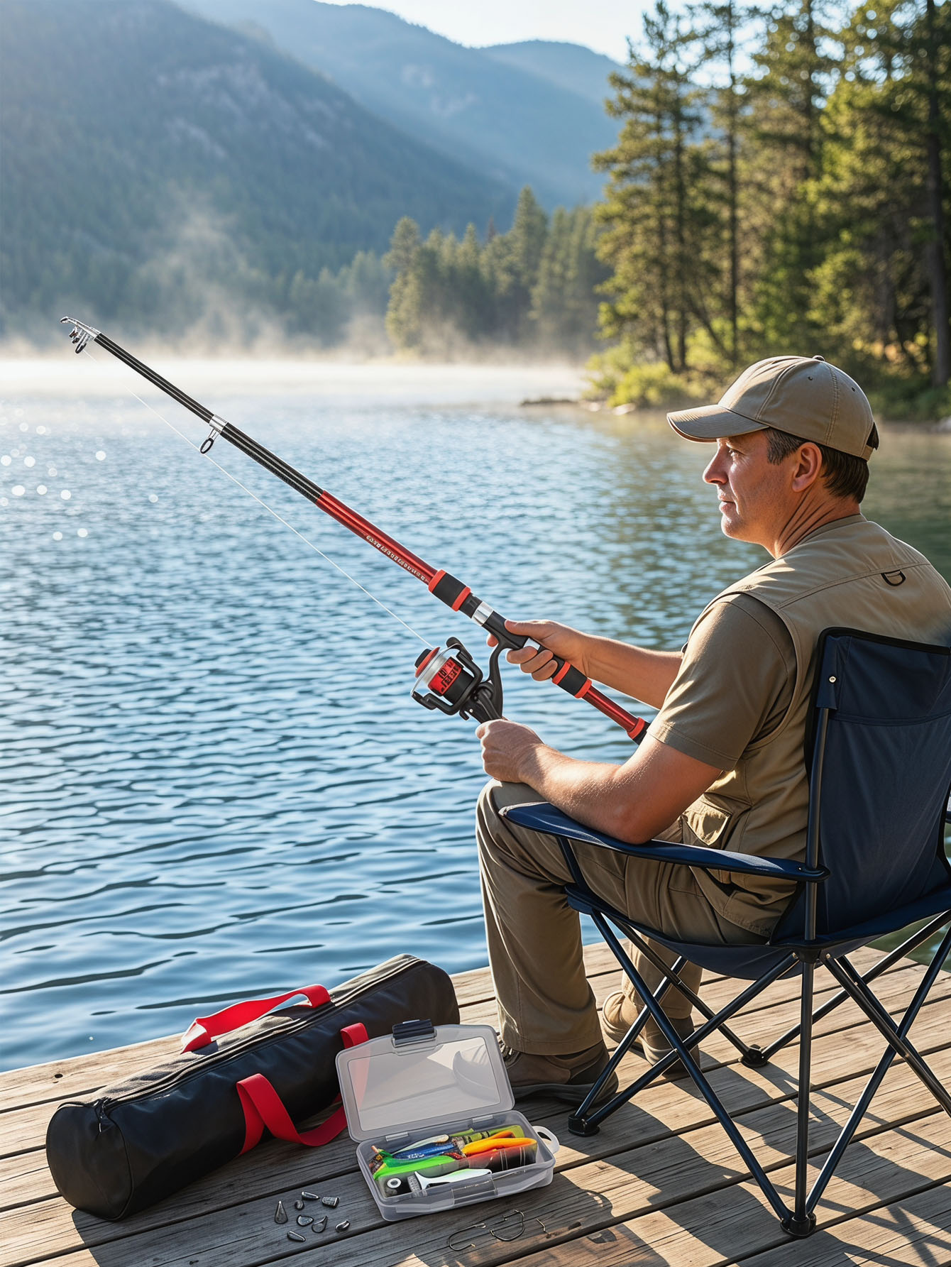 Fishing Rod Reel Combos Collap - Spincast Reel recension och pris