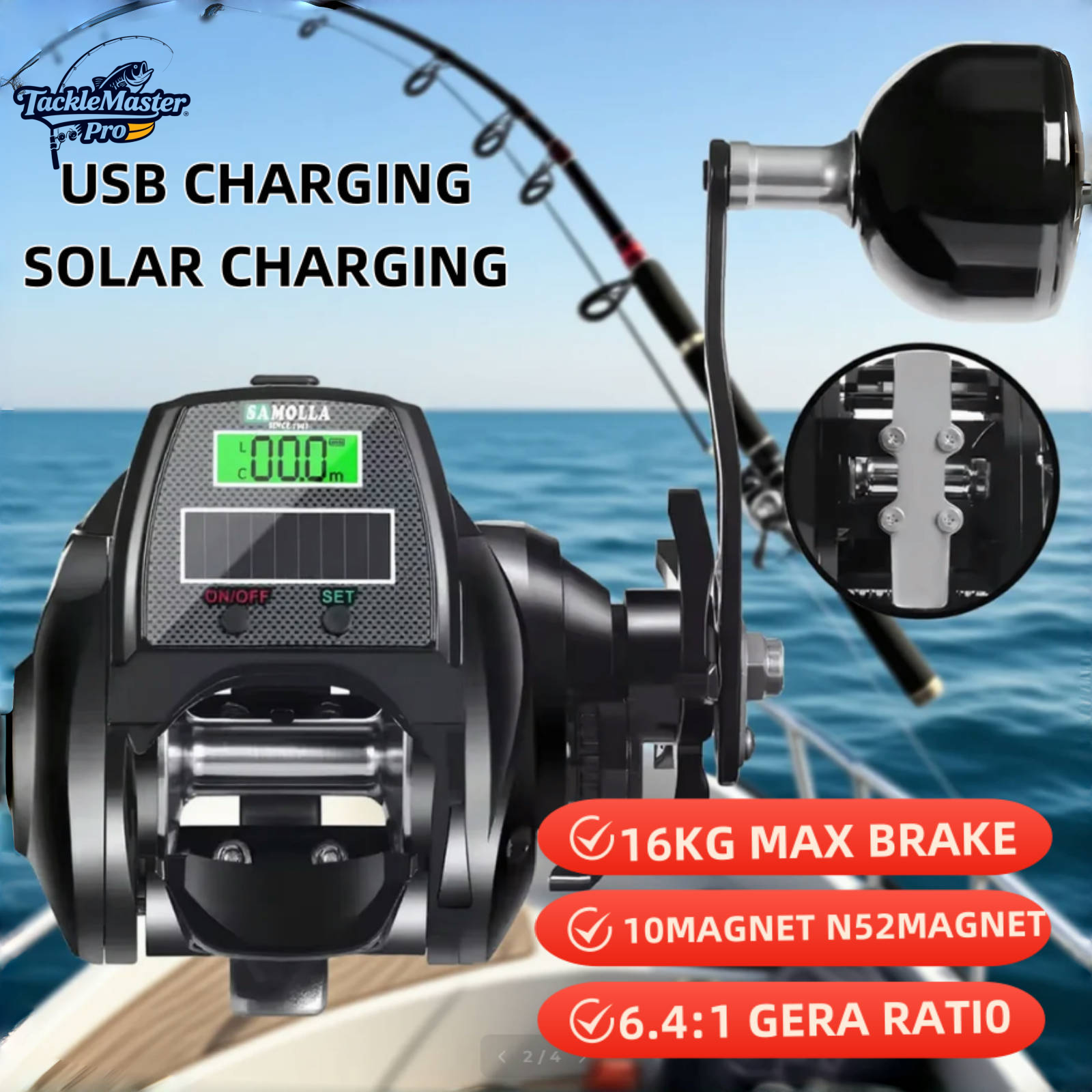 Heavy Duty Electric Fishing Re - Ice Fishing Reel recension och pris