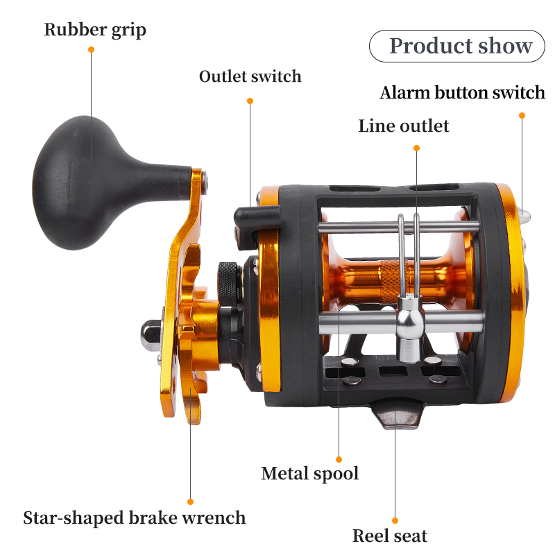 BILLINGS Trolling Drum Reel 33 - Trolling Reel recension och pris