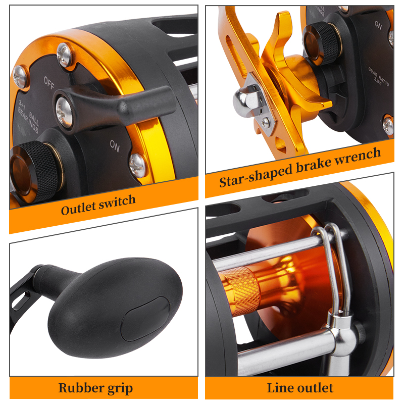 BILLINGS Trolling Drum Reel 33 - Trolling Reel recension och pris