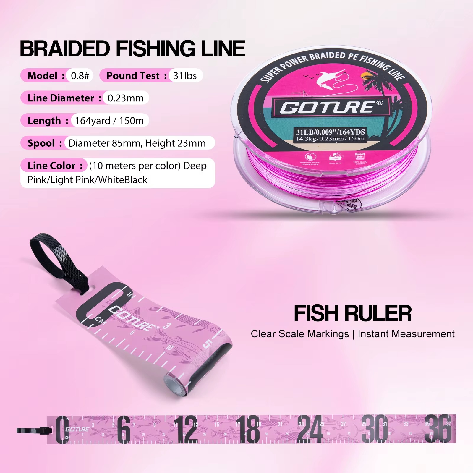 Goture All-in-One Fishing Comb - Reel Bag recension och pris
