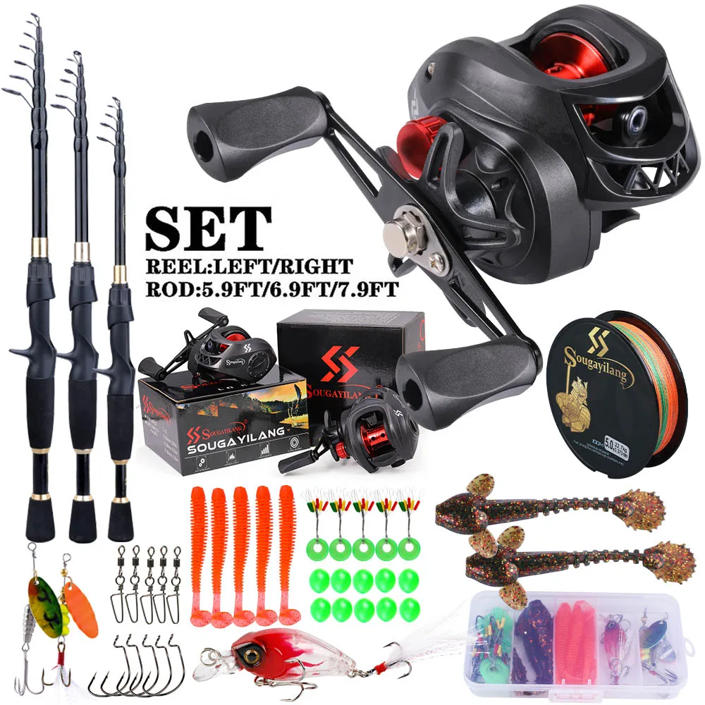 Sougayilang Fishing Rod and Re - Spincast Reel recension och pris