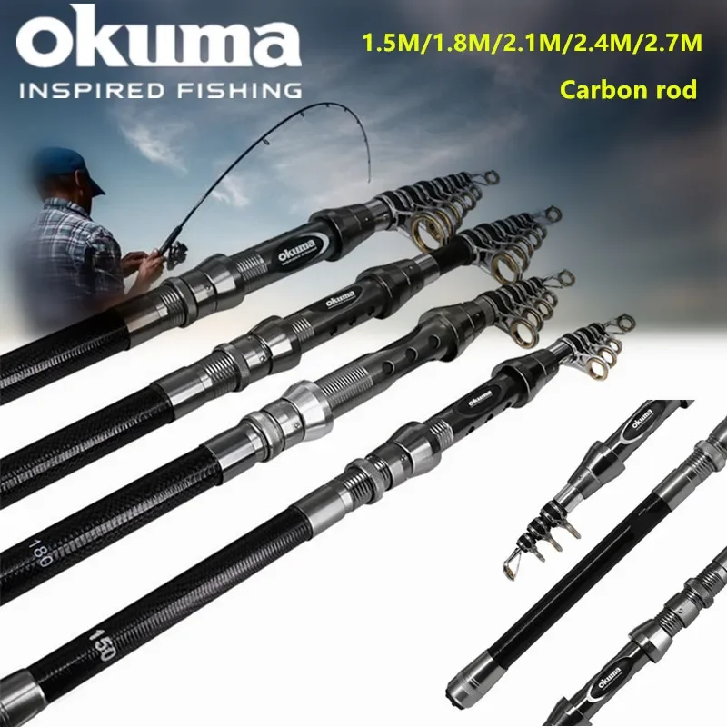 OKUMA New Carbon Rock Rod 1.5M - Surf Reel recension och pris