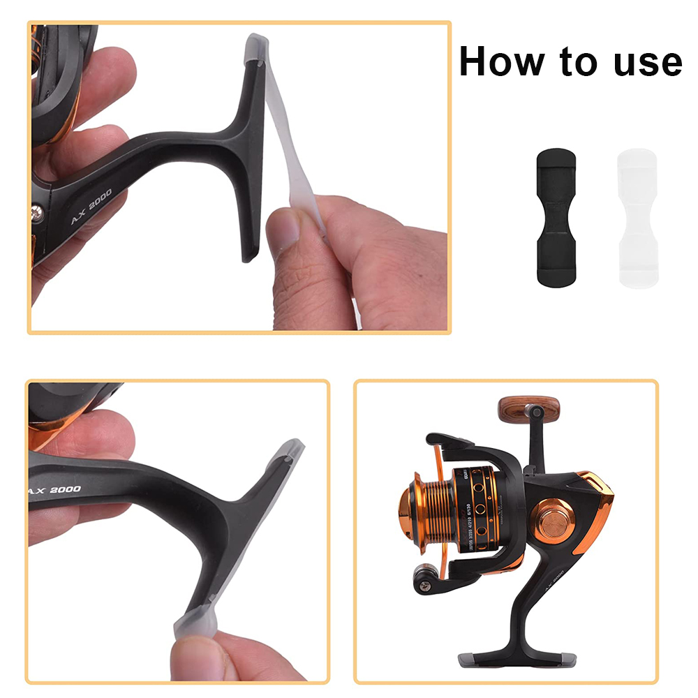 40/100Pcs Rubber Fishing reel  - Spincast Reel recension och pris