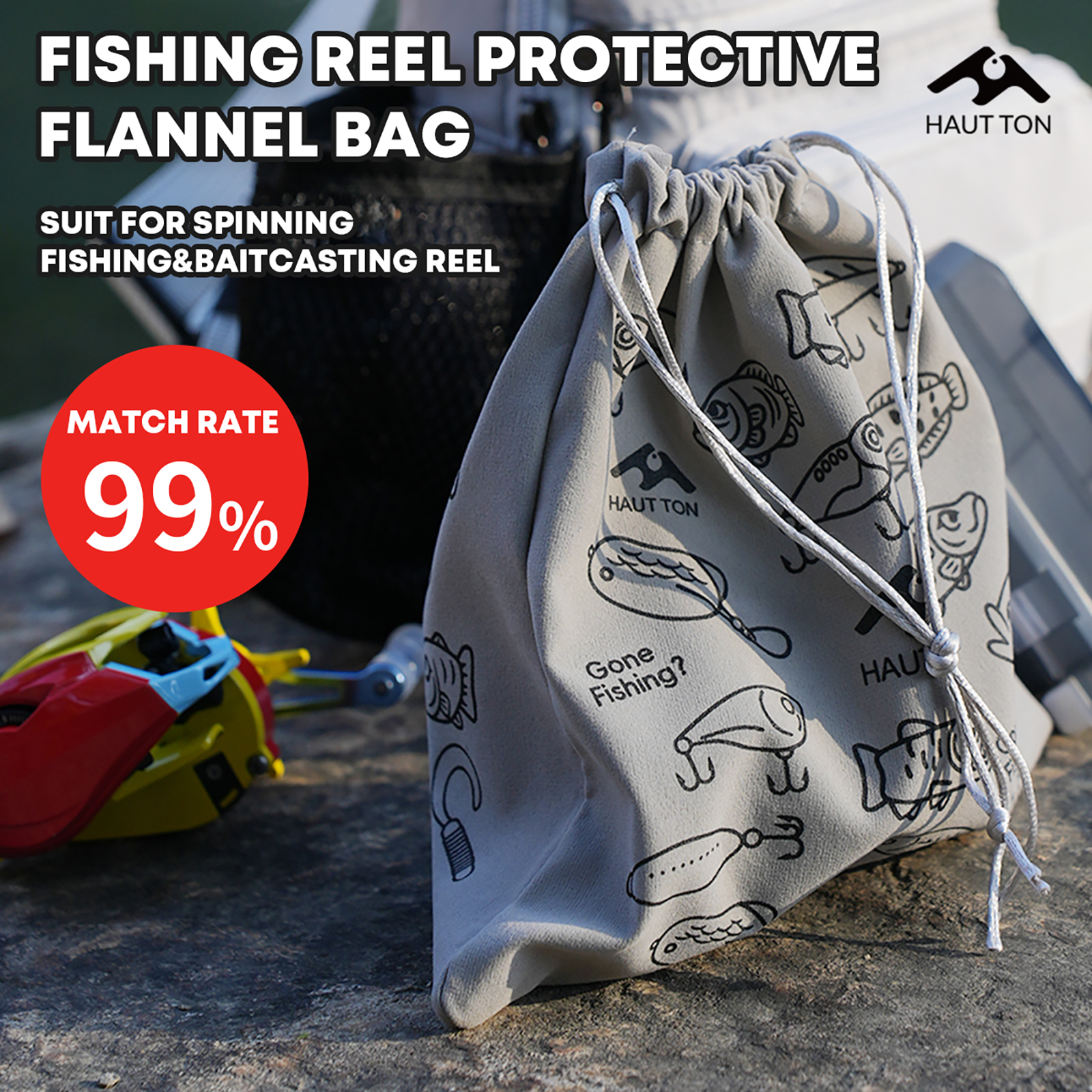 HAUT TON Fishing Reel Protecti - Spincast Reel recension och pris