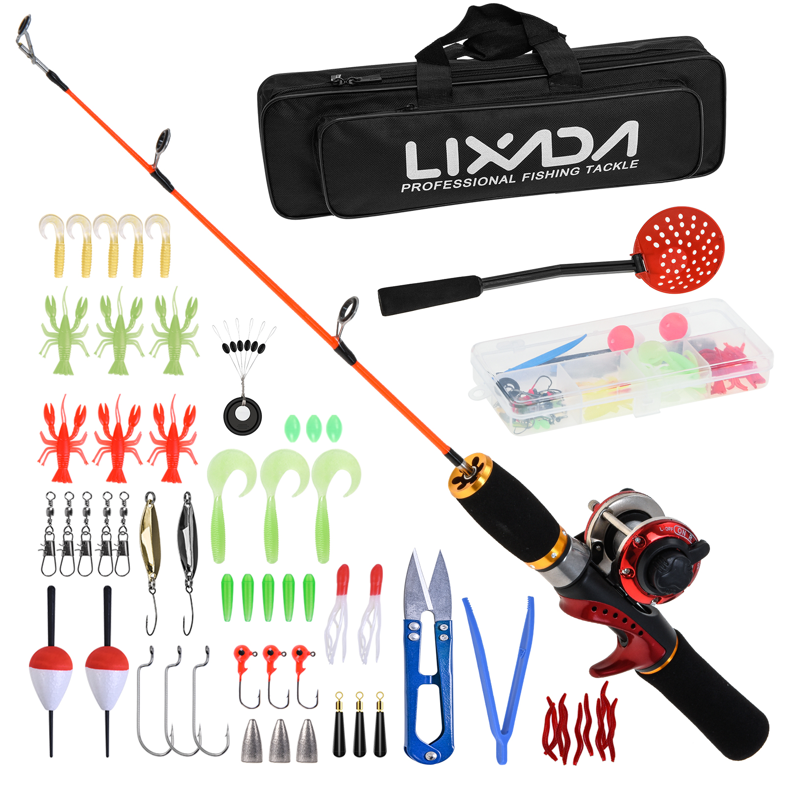 NEW Lixada Ice Fishing Rod Ree - Ice Fishing Reel recension och pris